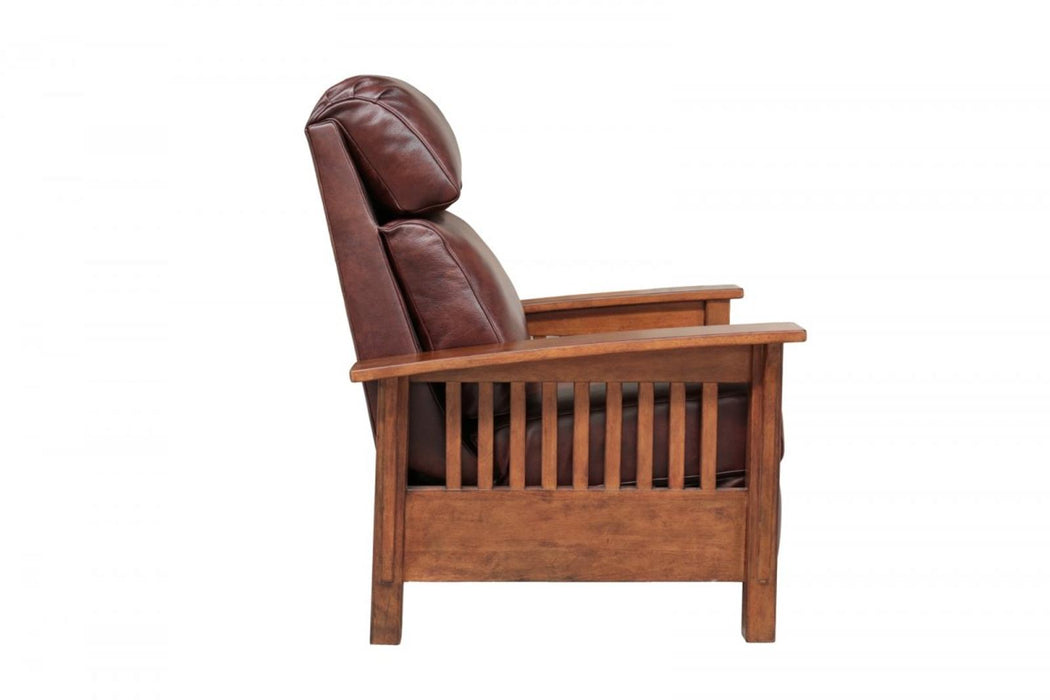 BarcaLounger Mission Recliner in Wenlock Fudge