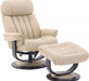 BarcaLounger Oakleigh Pedestal Recliner with Ottoman in Hilton Ivory image