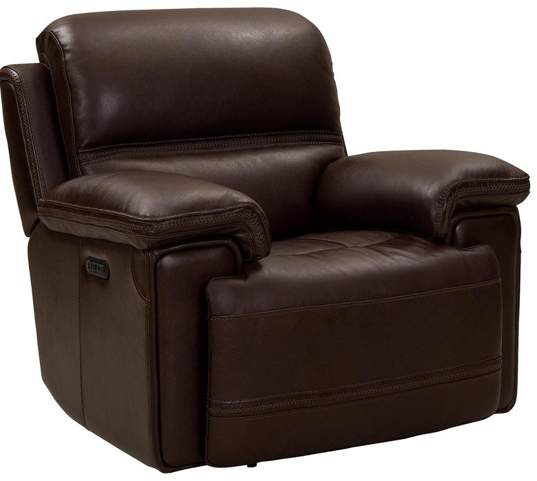 BarcaLounger Sedrick Power Recliner w/ Power Headrest in El Paso-walnut