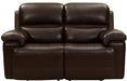 BarcaLounger Sedrick Reclining Loveseat w/ Power Headrest in El Paso-walnut image