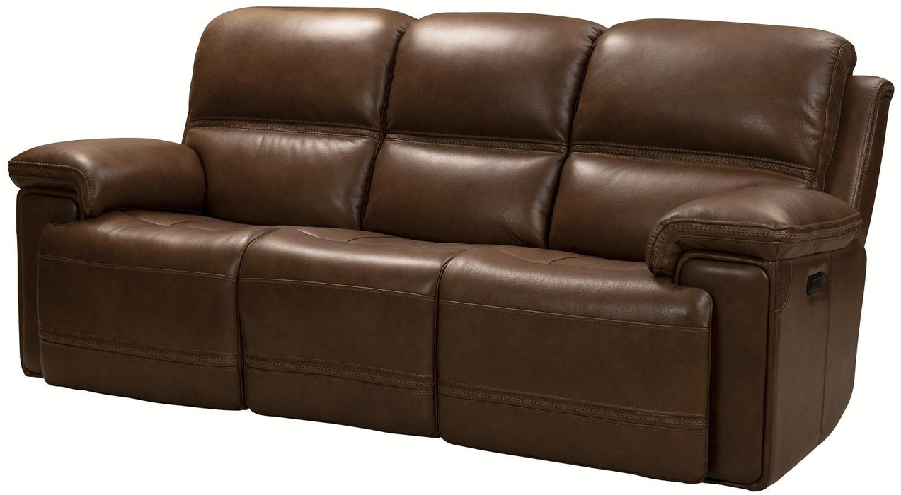 BarcaLounger Sedrick Reclining Sofa w/ Power Headrest in Spence-caramel