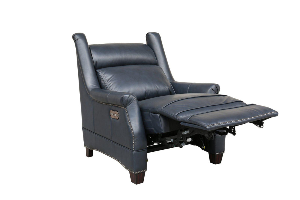 BarcaLounger Warrendale Power Recliner w/Power Head Rests in Blue