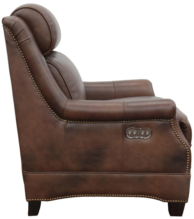 BarcaLounger Warrendale Power Recliner w/Power Head Rests in Worthington-cognac