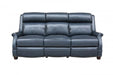 BarcaLounger Warrendale Power Reclining Sofa w/Power Head Rests in Blue image