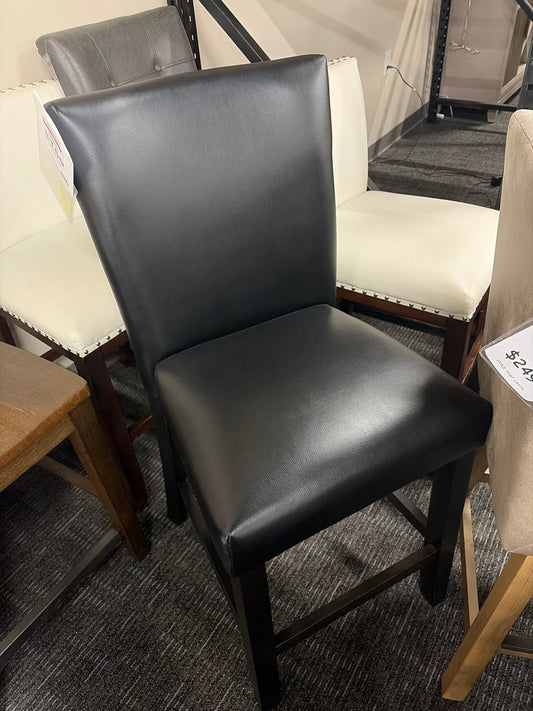 Leatherette Counter Chair