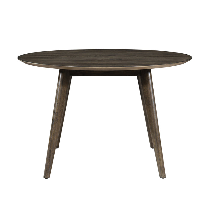 Rex 48" Round Dining Table-Walnut