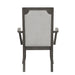 Lisbon Dining Arm Chair (2 Per Carton)-Gray