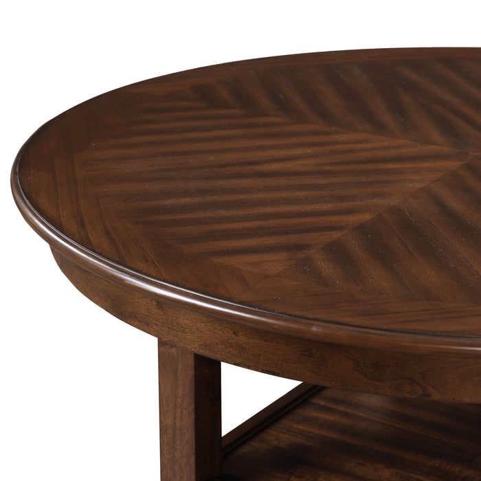 Cori Counter 5 Pc Set-Brown Cherry