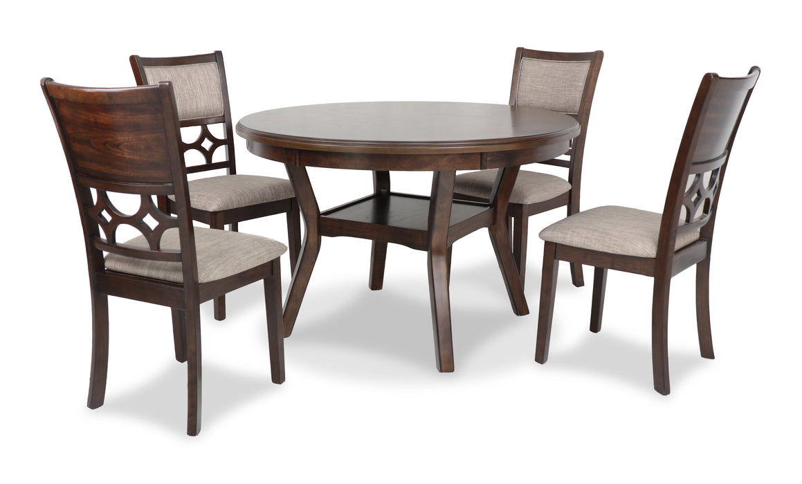 Mitchell 5 Pc Dining Set-Brown Cherry