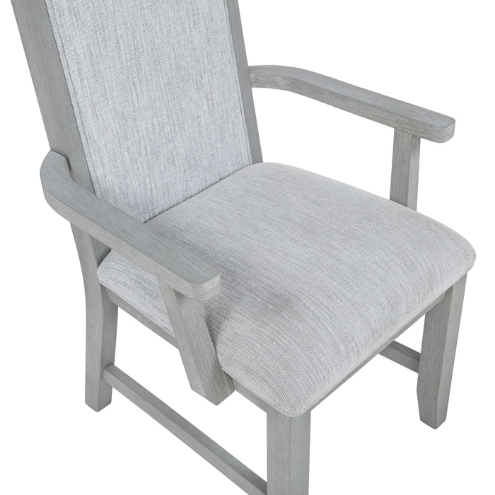 Fiona Dining Arm Chair (2 Per Carton)-Mist Gray