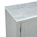 Fiona Marble Top Dining Buffet/Server-Mist Gray