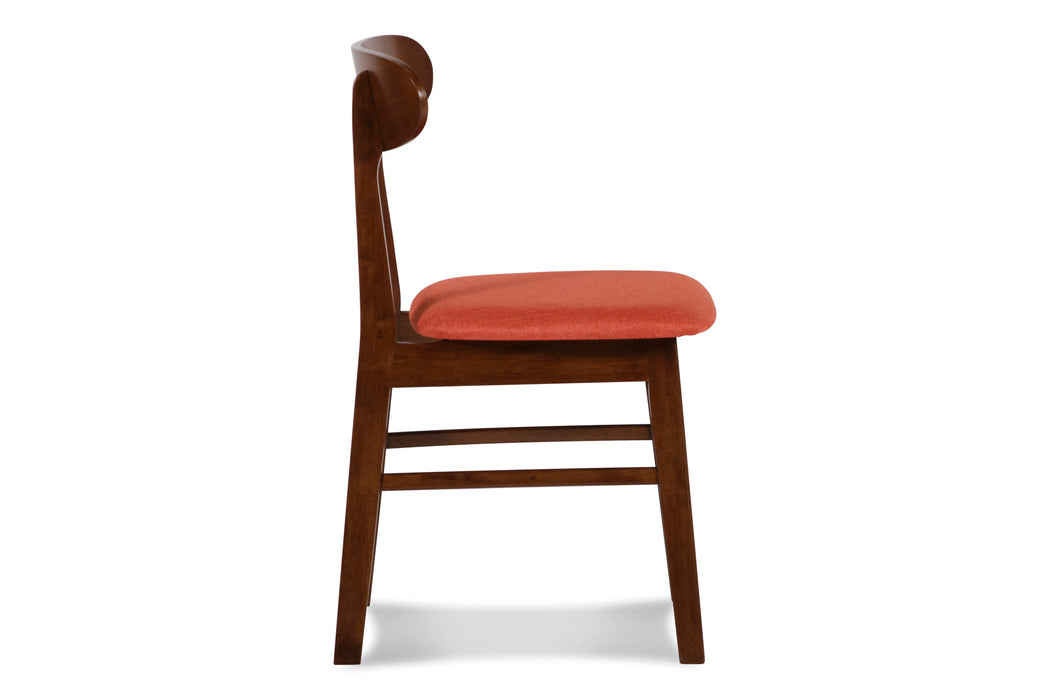 Morocco Dining Chair W/Orange Seat Cushion (2 Per Carton)