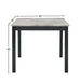 Celeste 5Pc 42" Marble Finish Counter Table & 4 Chairs-Black