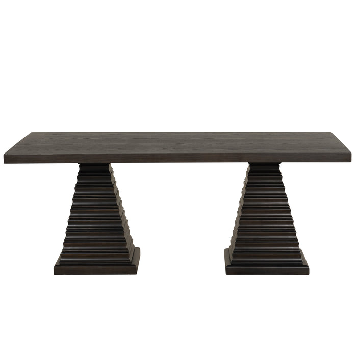 Plateau Rectangle Dining Top-Rustic Espresso