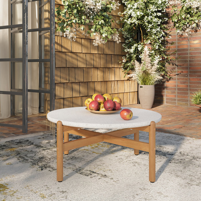 Solstice Coffee Table Terazzo Top