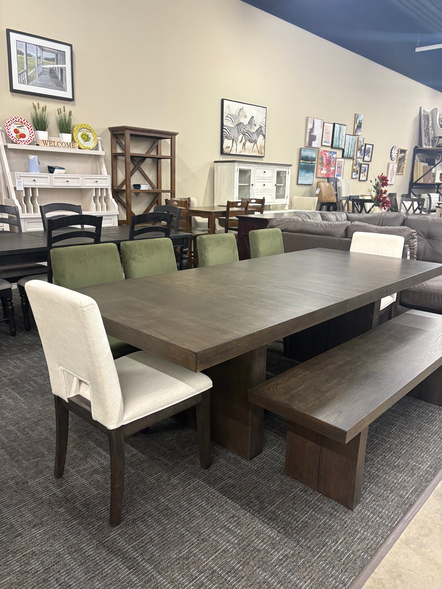Timeless Modern Block 8 Piece Dining Set
