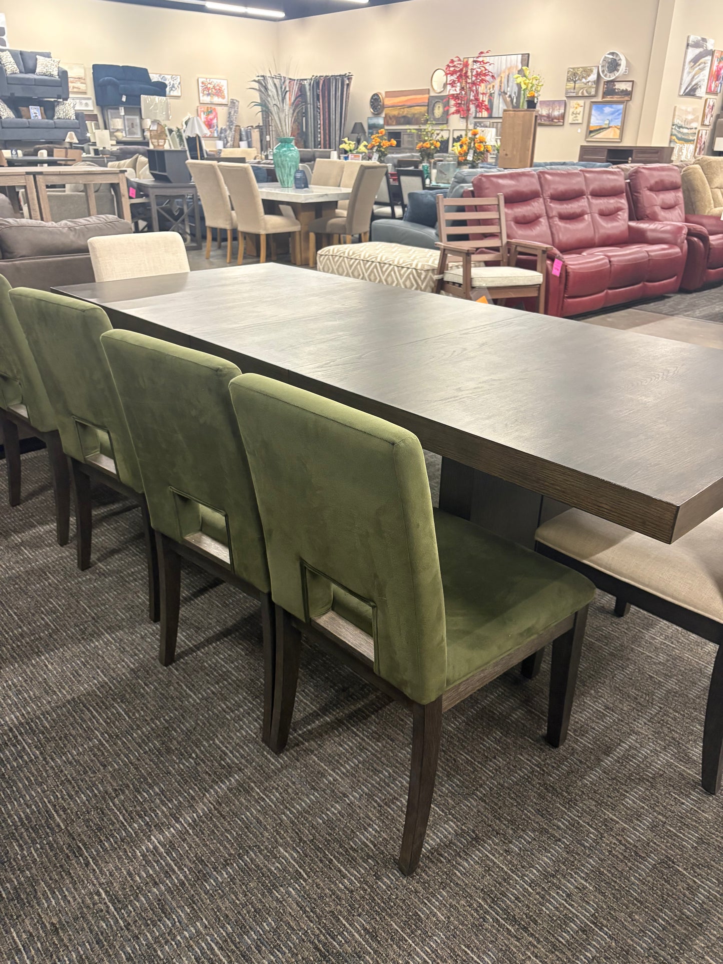 Timeless Modern Block 8 Piece Dining Set