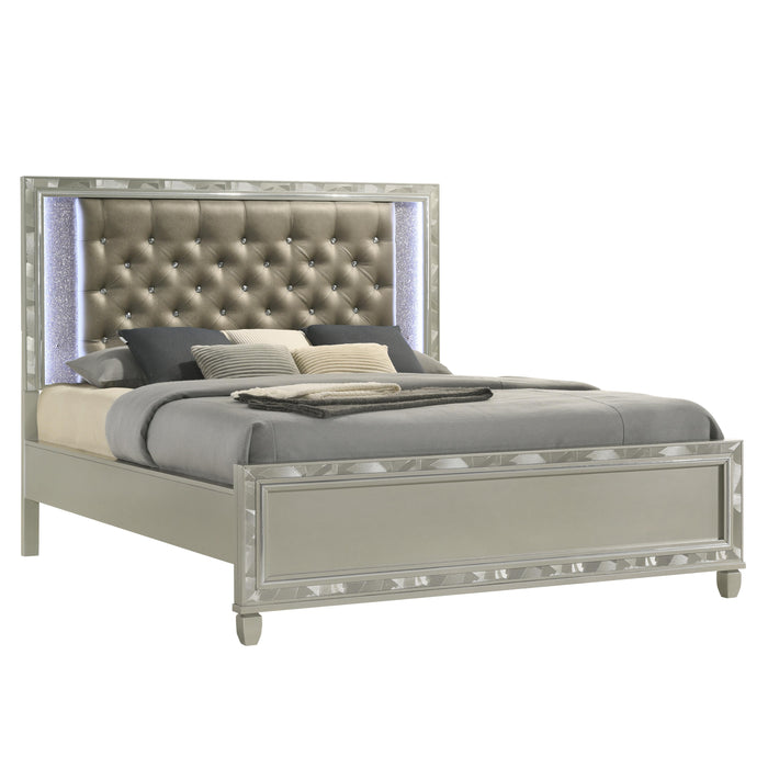 RADIANCE Eastern King-California King K FOOTBOARD & SLATS-SILVER