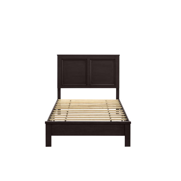 ARIES 3/3 T PANEL BED-HB/FB/RAILS-MERLOT