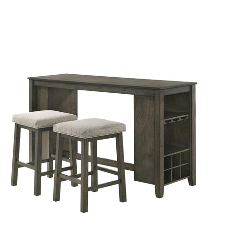 CHURON GATHERING BAR TABLE & 2 STOOLS (3 PC SET) image