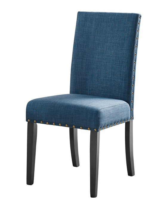 CRISPIN MARINE BLUE DINING CHAIR- (2/Ctn)