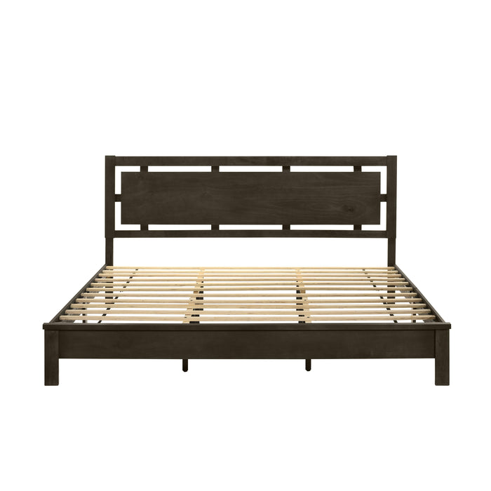 GEMINI 5/0 Q PANEL BED-HB/FB/RAILS-GRAY