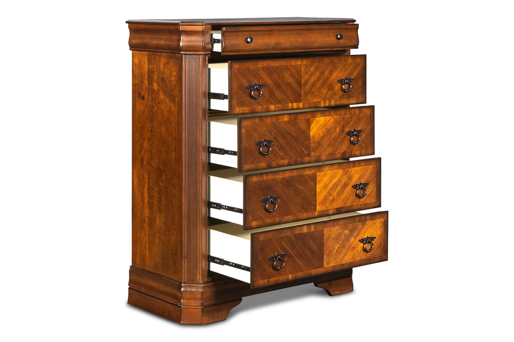 SHERIDAN CHEST- BURNISHED CHERRY