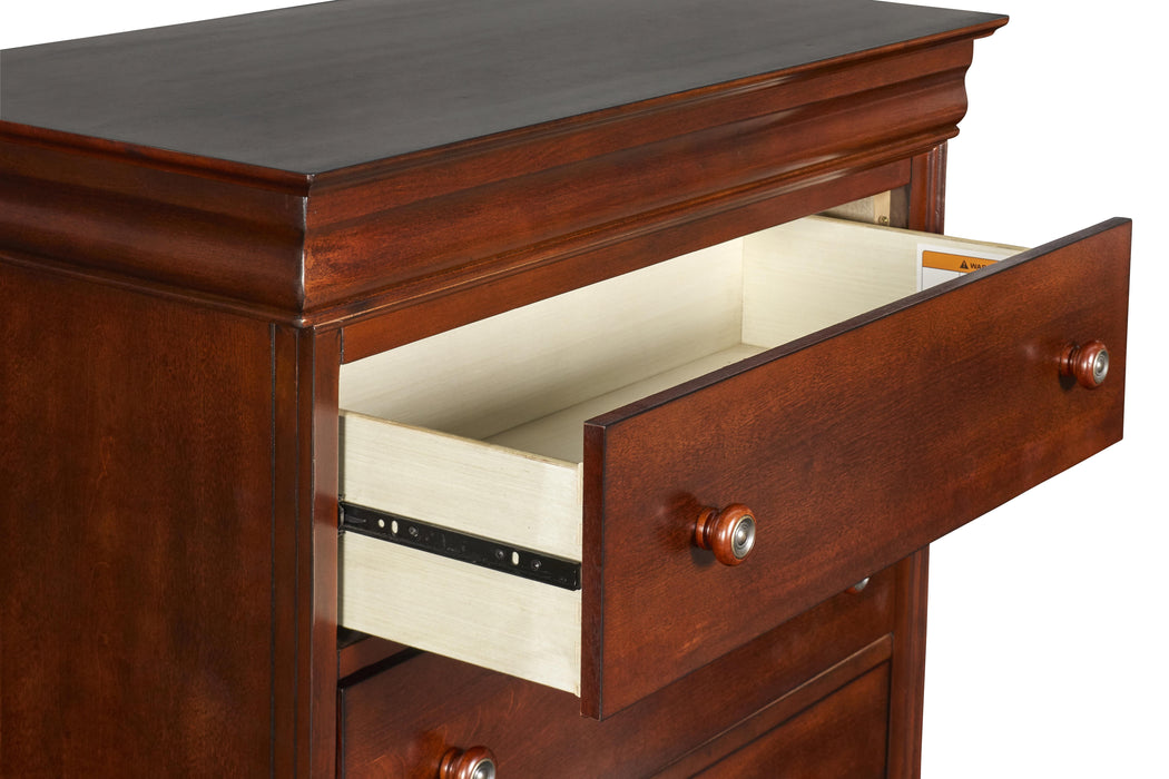 VERSAILLES LIFT TOP CHEST- BORDEAUX