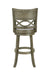 Manchester 29" Bar Stool W/Fabric Cushions-Gray