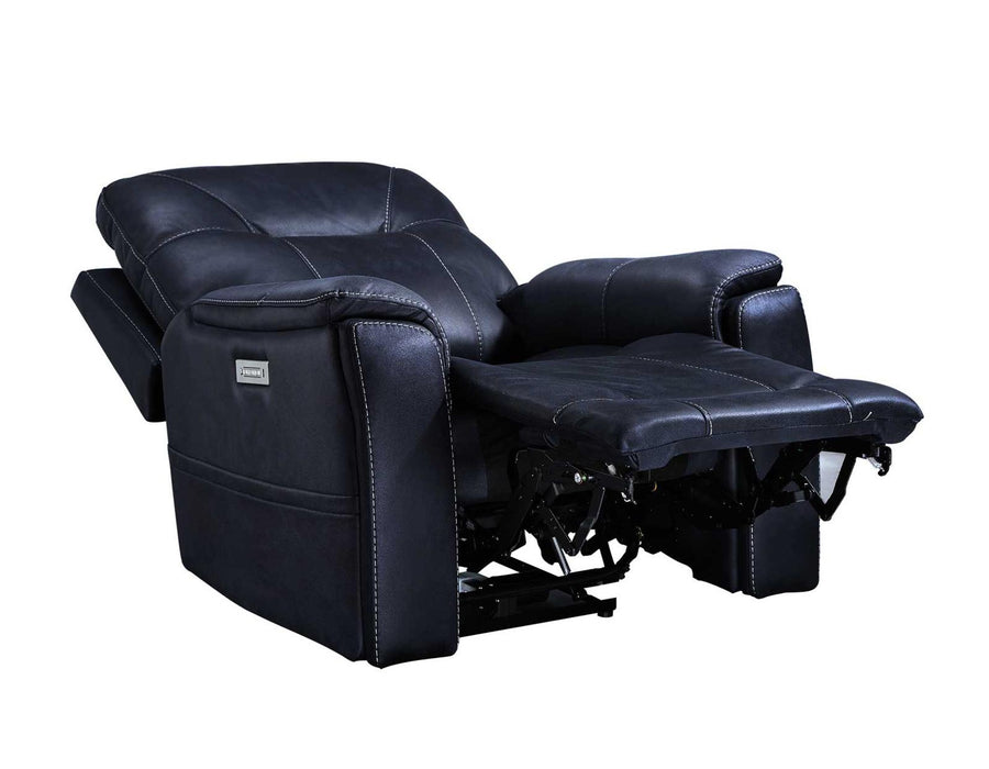 Steve Silver Lexington Triple-Power Media Recliner in Ocean Blue