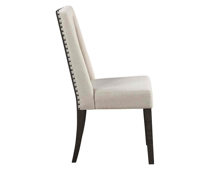 Steve Silver Napa Upholstered Side Chair in Dusky Cedar (Set of 2)