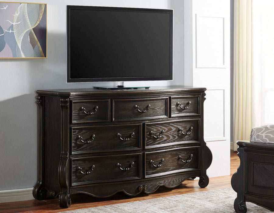 Steve Silver Rhapsody 7 Drawer Dresser in Molasses