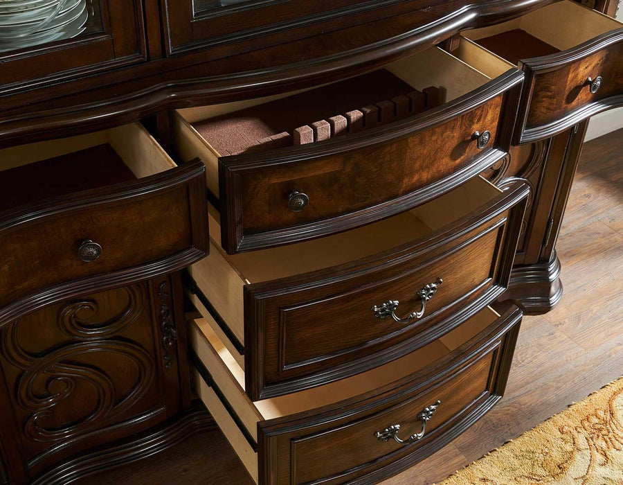 Steve Silver Royale Buffet in Brown Pecan