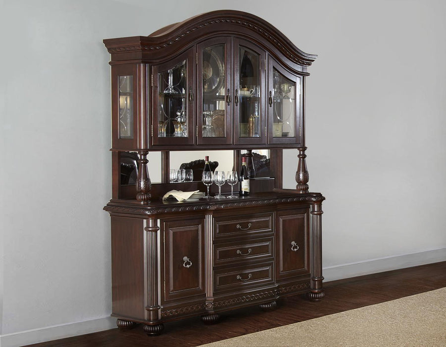 Steve Silver Antoinette Buffet & Hutch in Rich Cherry_H image