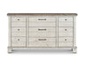 Steve Silver Bear Creek 9 Drawer Dresser in White Smoke image