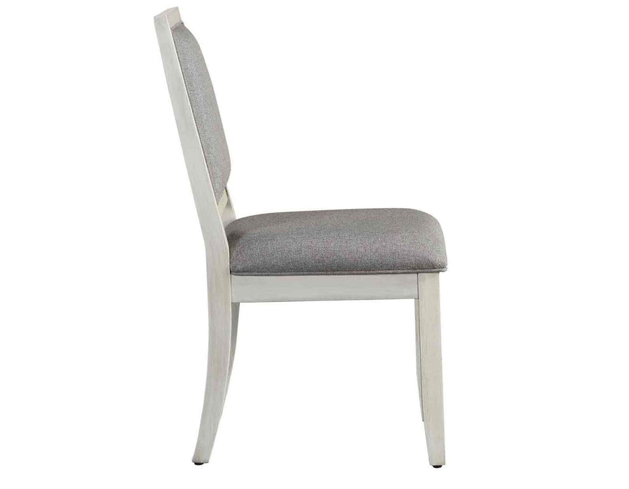 Steve Silver Canova Side Chair in Cathedral White (Set of 2)