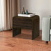 Mara One Drawer End Table / Bedside Table-Walnut