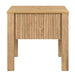 Thayer One Drawer End Table/Bedside Table-Natural