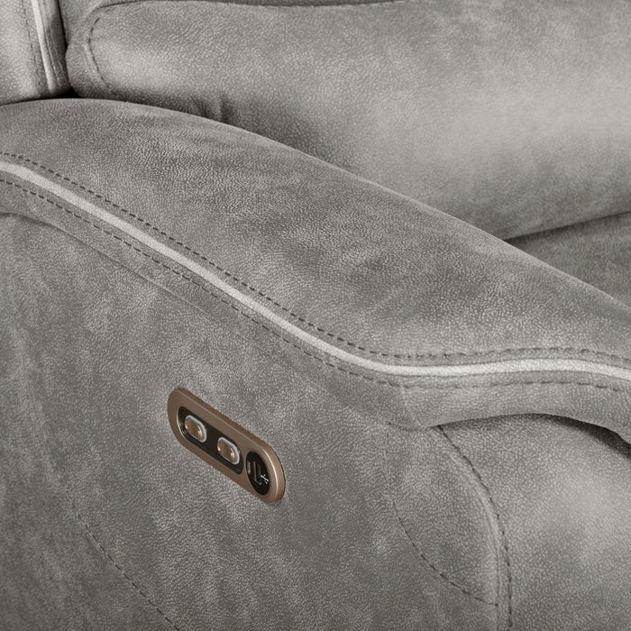 Kamari Laf Console Loveseat W/Dual Pwr Hr & Fr-Gray