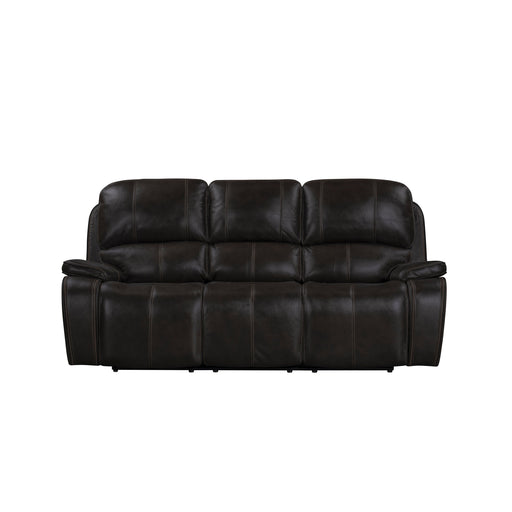 Brookings Sofa W/Dual Recliner-Charcoal