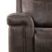 Quade Console Loveseat W/ Dual Recliners-Mocha