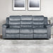 Willow Sofa W/Dual Recliner-Gray