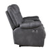 Morello Console Loveseat W/Pwr Fr-Gray