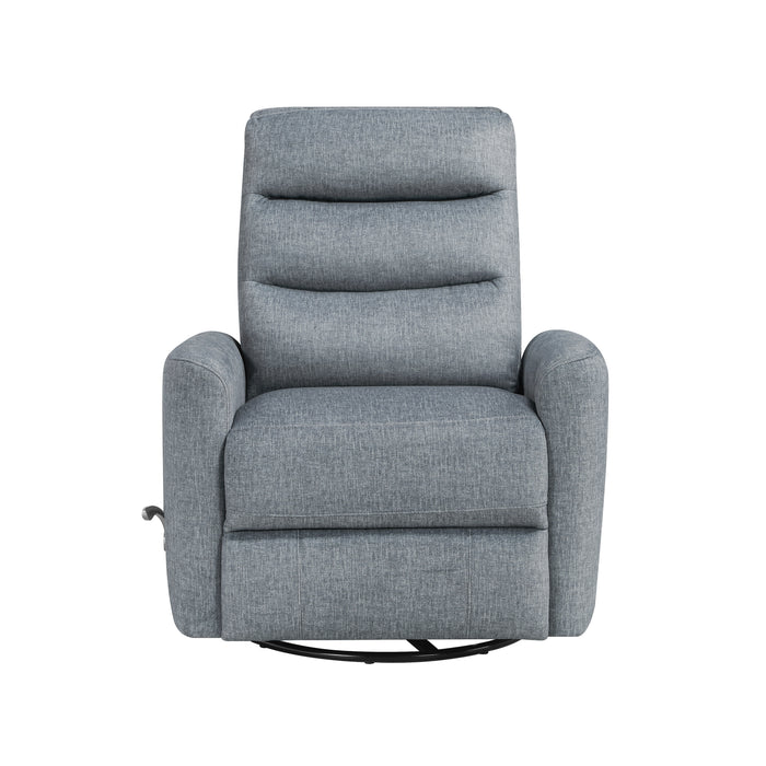Takami Swivel Recliner-Granite Poly