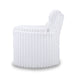 Embrace Swivel Accent Chair-White