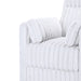 Embrace Swivel Accent Chair-White
