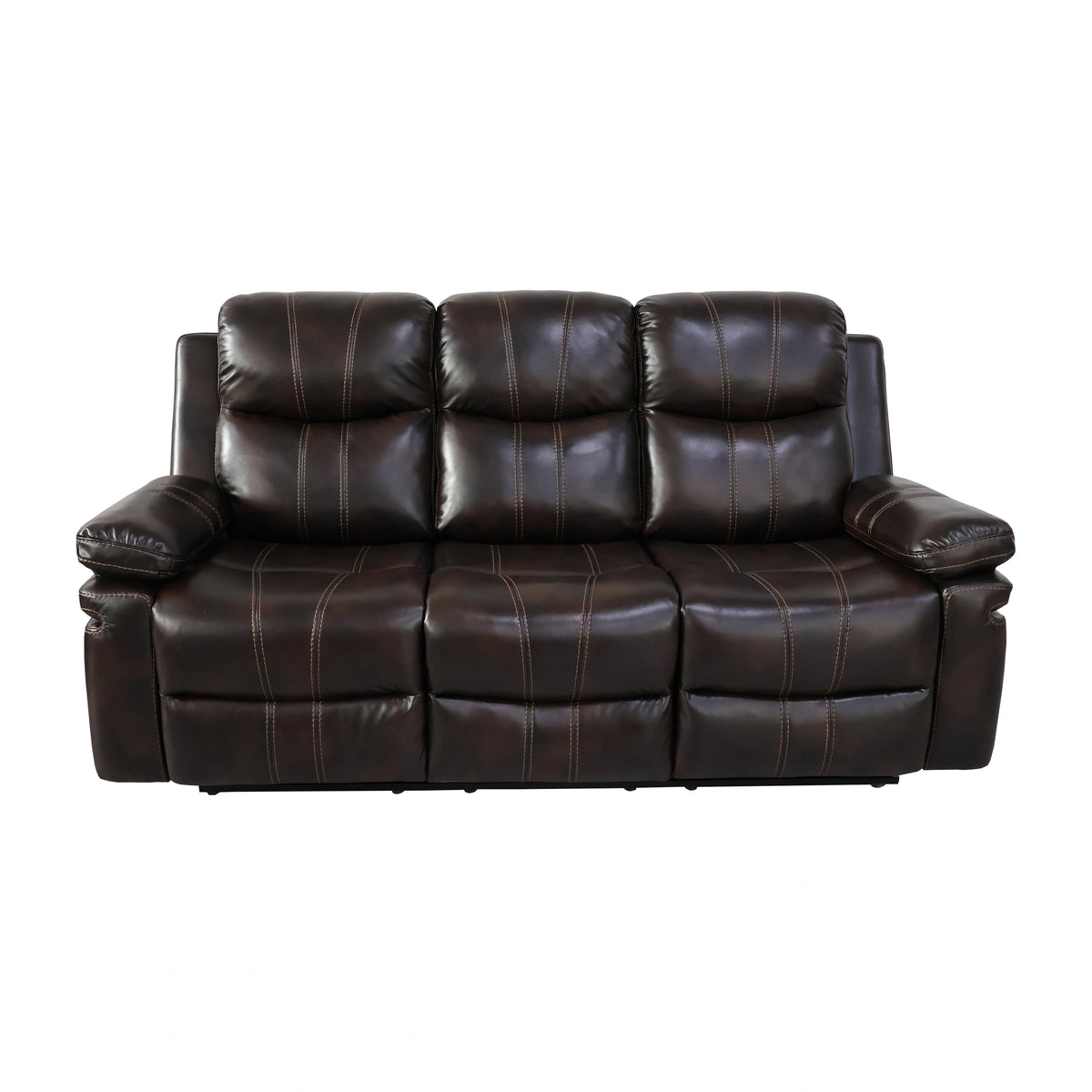 Kellen Sofa W/ Drop Down Tray & Pwr Fr-Brown