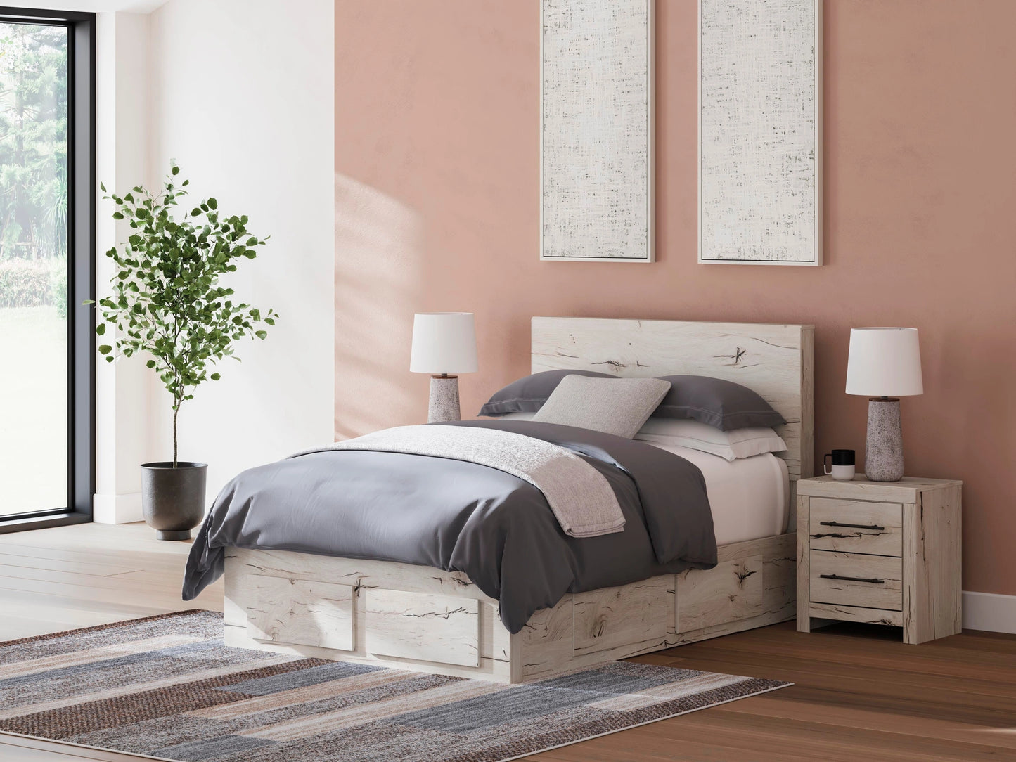 Lawroy Panel Storage Bed