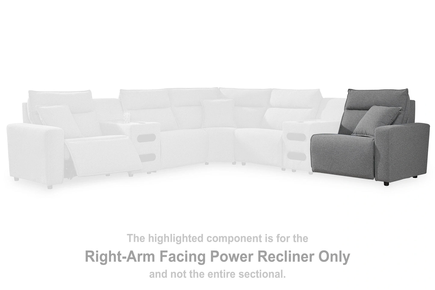 Modmax II Power Reclining Sectional with Console