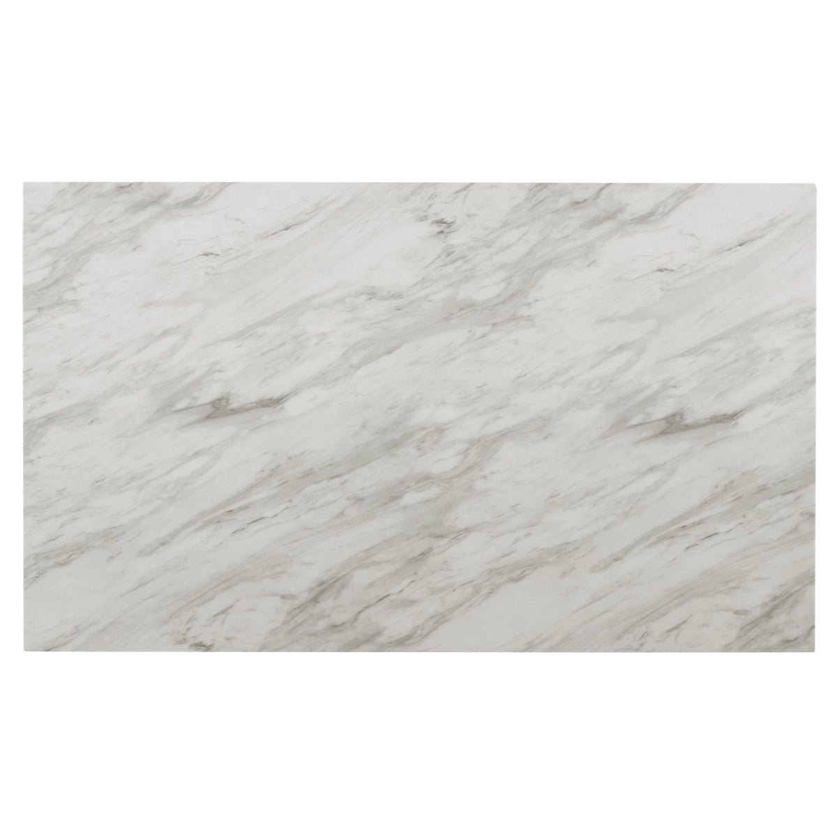 Celeste 64" Dining Table-Espresso/Faux Marble